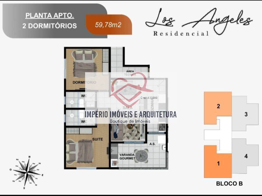 Apartamento, 2 quartos - Foto 6