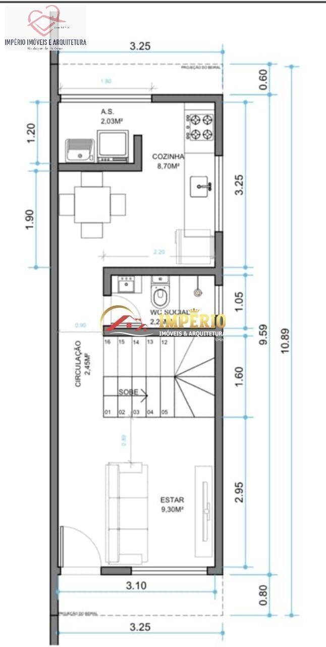 Sobrado, 59 m² - Foto 6